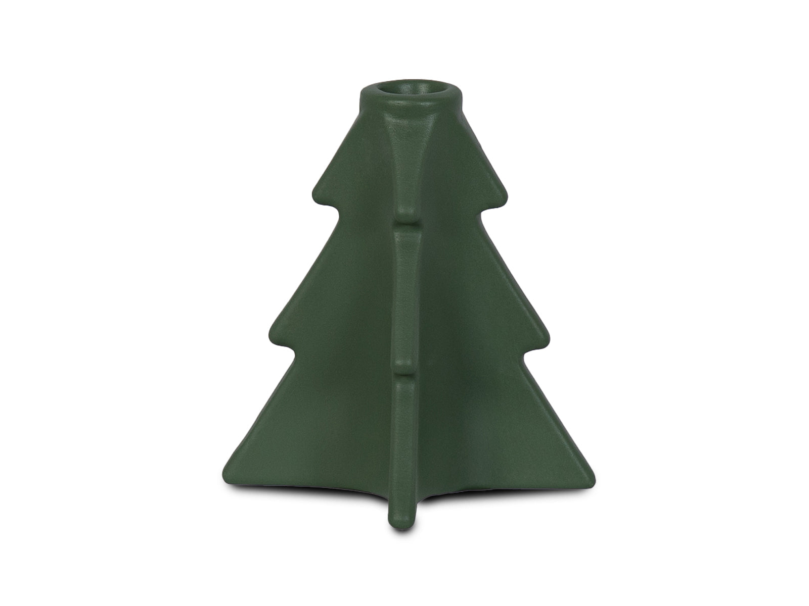 Candelabro Pino Verde 15cm Navidad