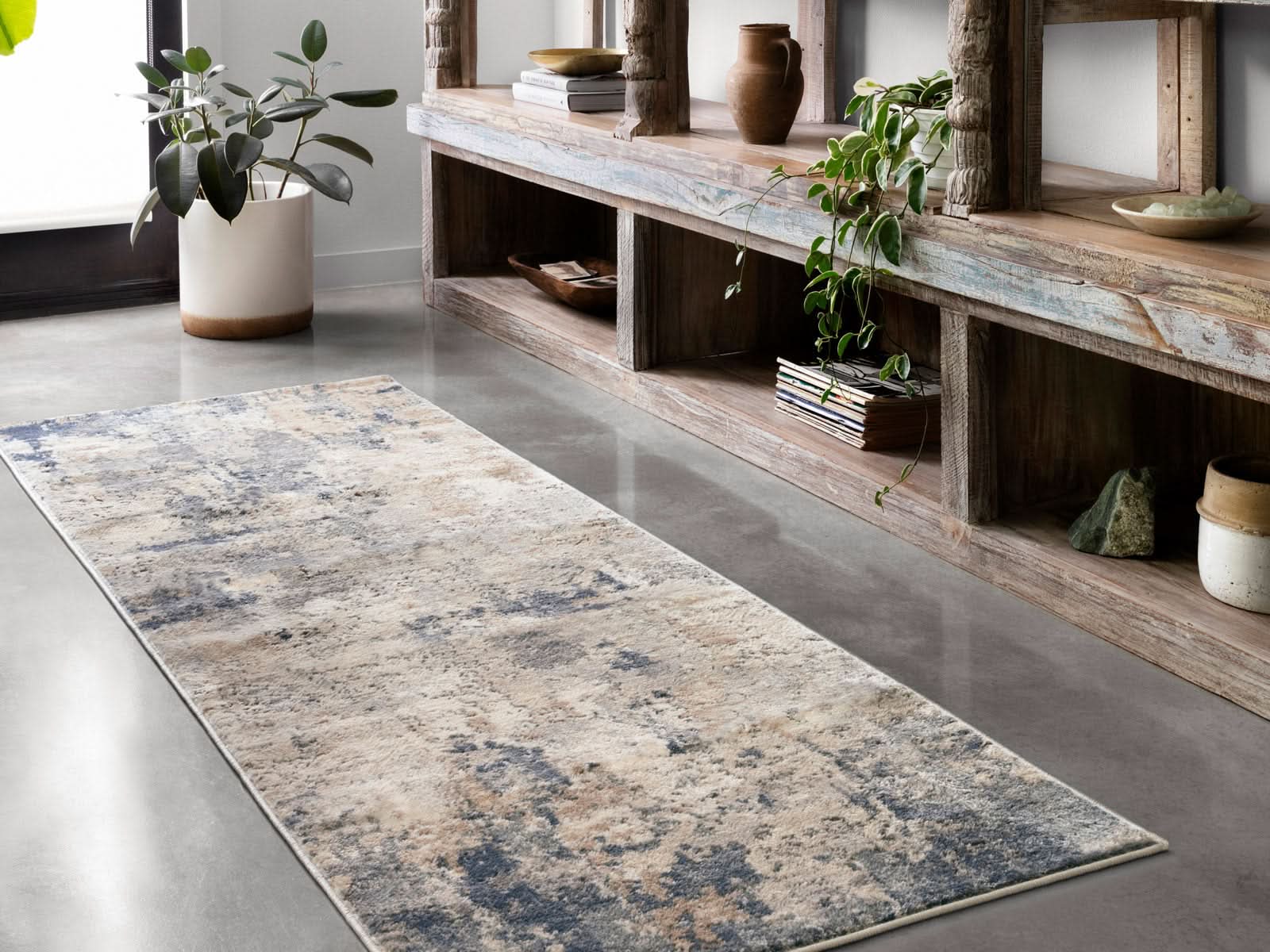 Alfombra Polipropileno Ivory Azul