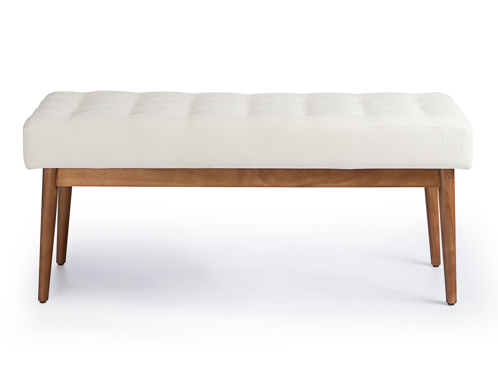 Banco Pie Cama Alabama C/Miel #Color_FloralWhite"T37018"