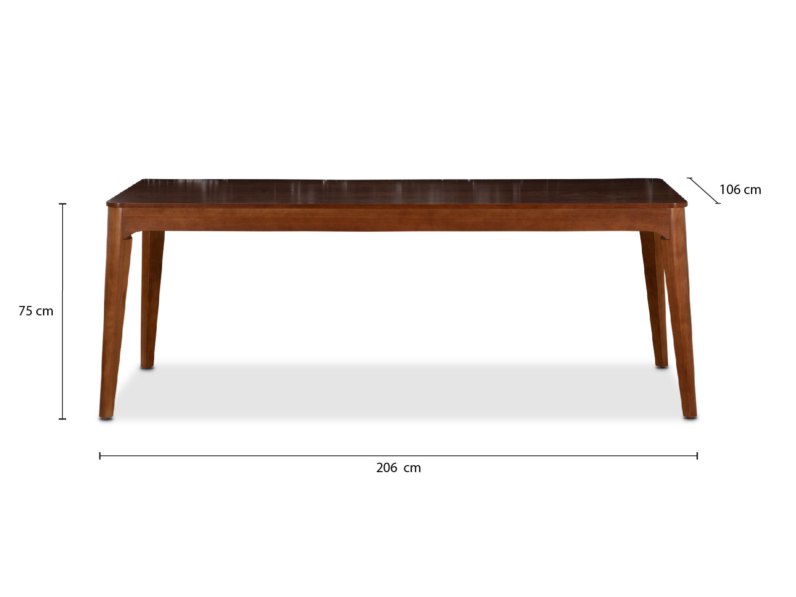 Mesa Comedor Milo Rectangular C/Miel