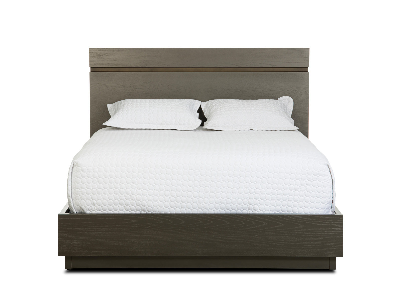 CAMA FRENCH C/TAUPE #Tamaño_king / 3plz