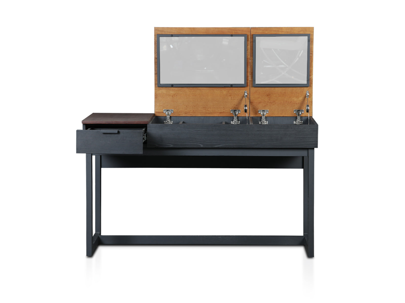 Tocador Escritorio Calabria C/Honey Wash & Negro V2