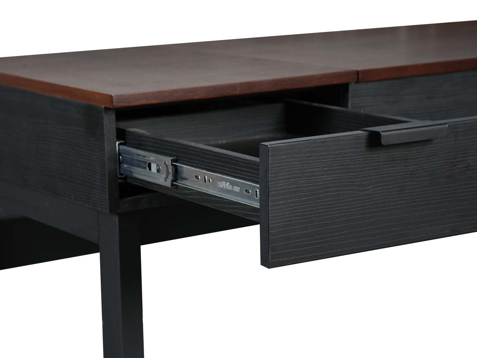 Tocador Escritorio Calabria C/Honey Wash & Negro V2