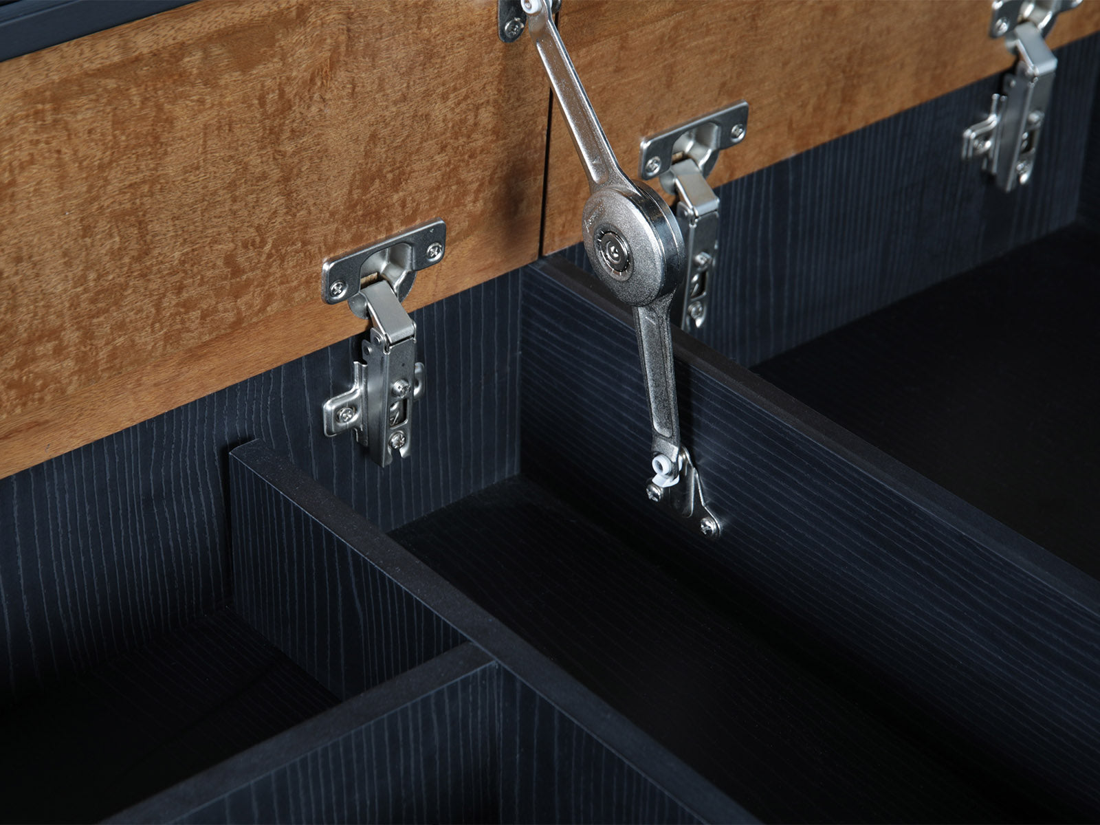 Tocador Escritorio Calabria C/Honey Wash & Negro V2