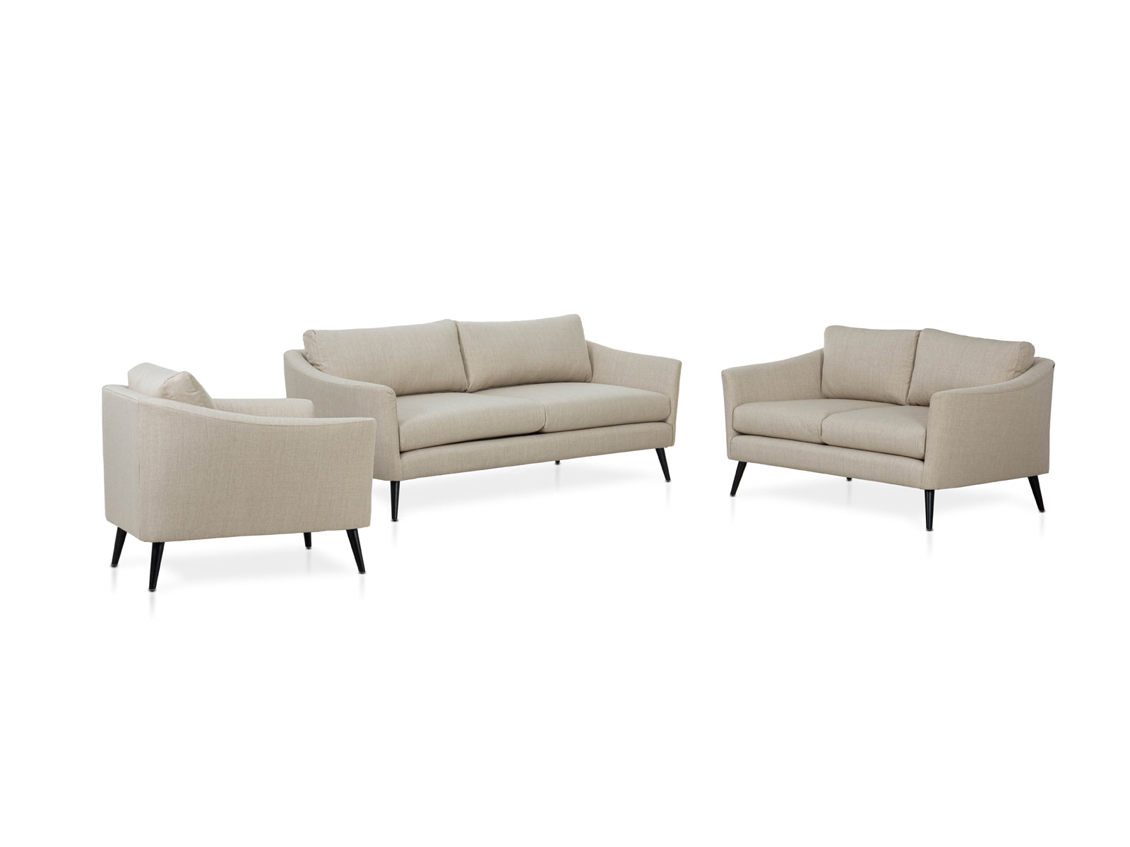 Sala Capri Soft 3P #Color_Beige"T42100"