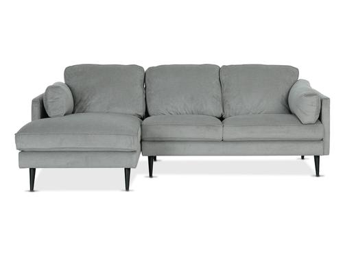 SALA CALABRIA MOD 2P (DBCH+DBLAT) C/MET. NEGRO 2020 #Color_Silver"T36907"