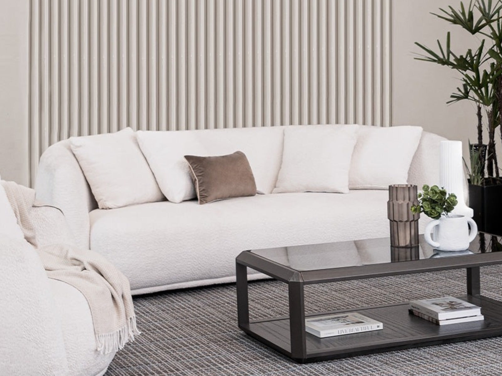 Sofa Diana #Color_Snow"T37108"
