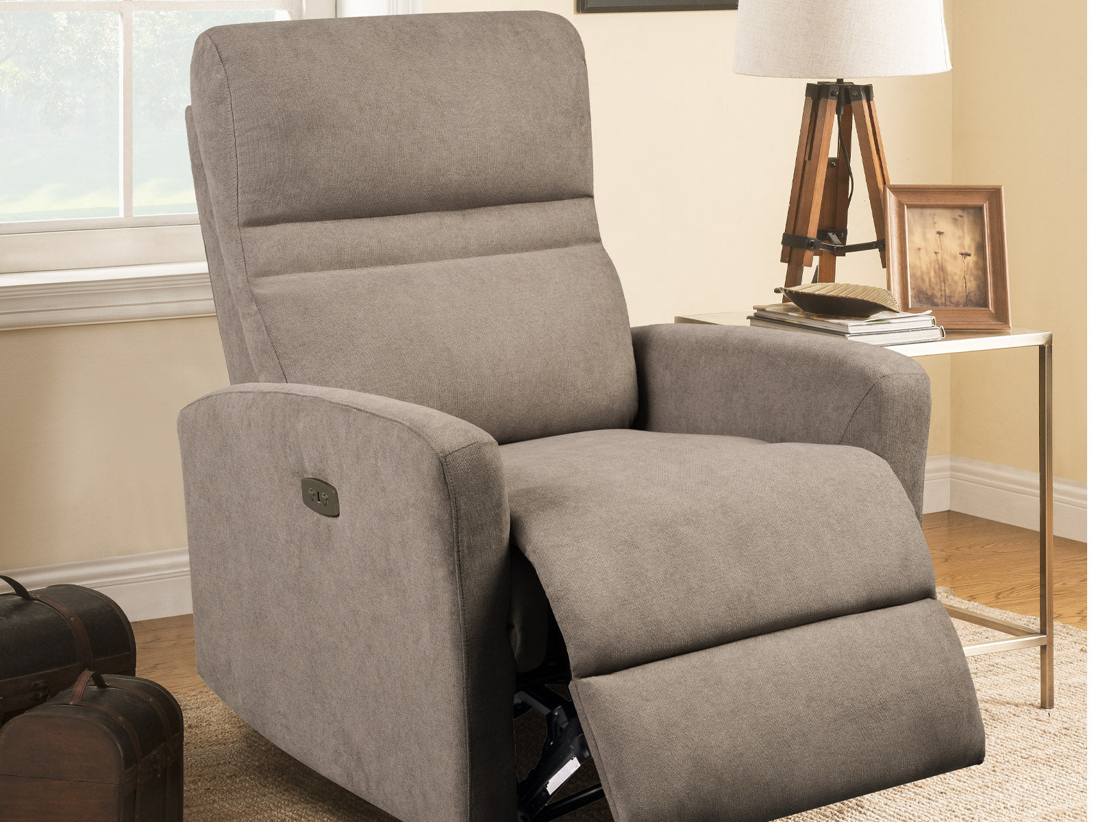 Recliner Texas Power Usb #Color_Wheat"ELITAX"