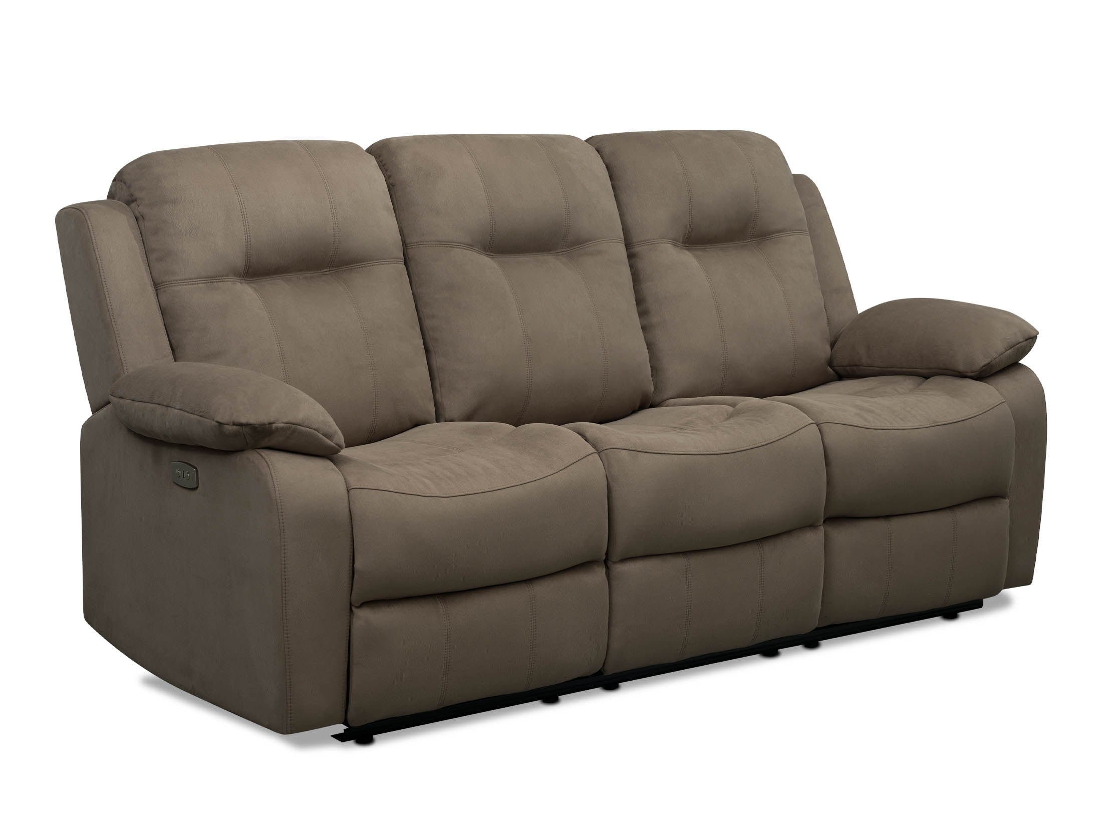Sofa Recliner Kodiac Power C/Cafe Claro #Color_LightGrey"T6917"