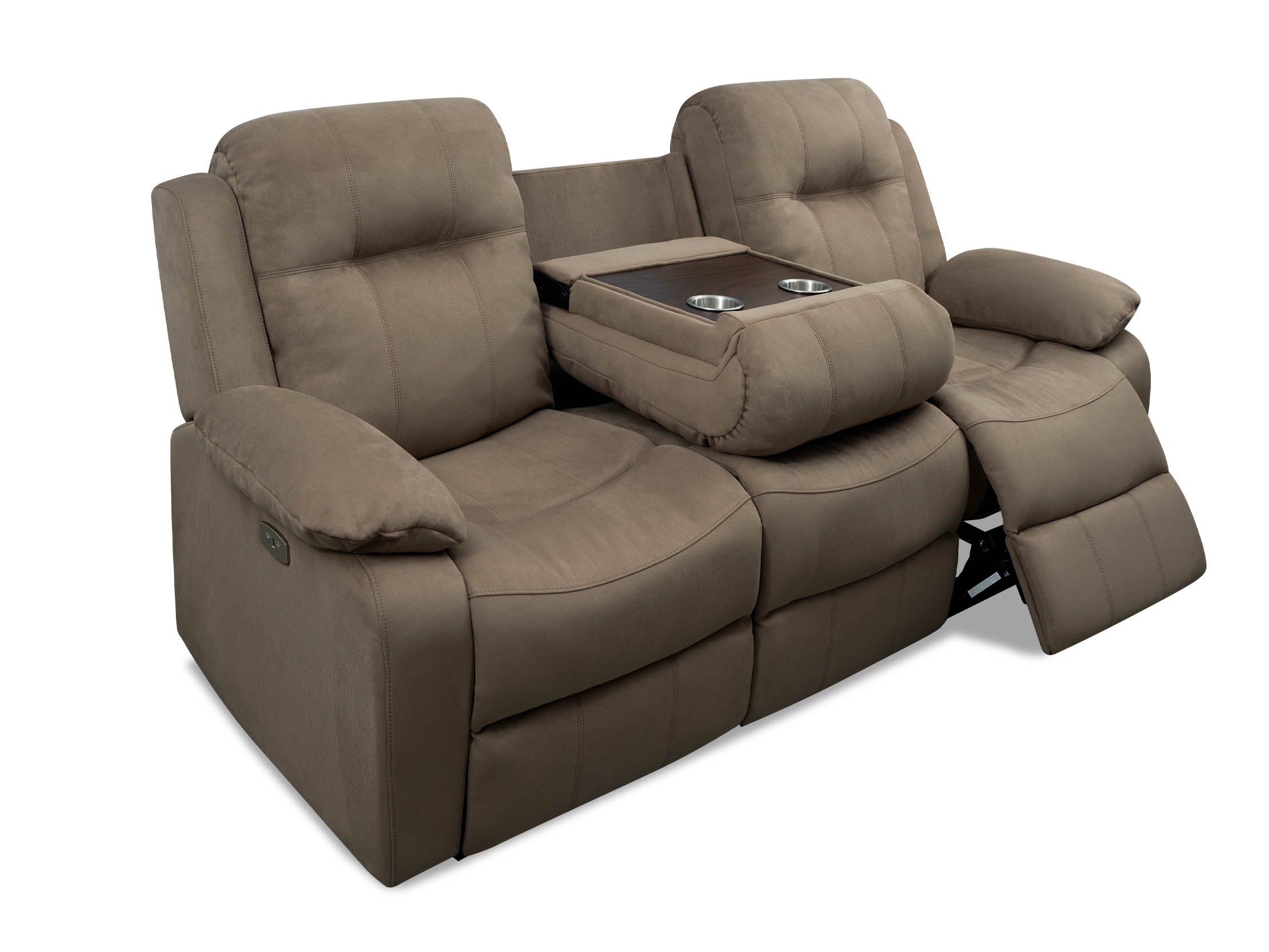 Sofa Recliner Kodiac Power C/Cafe Claro #Color_LightGrey"T6917"
