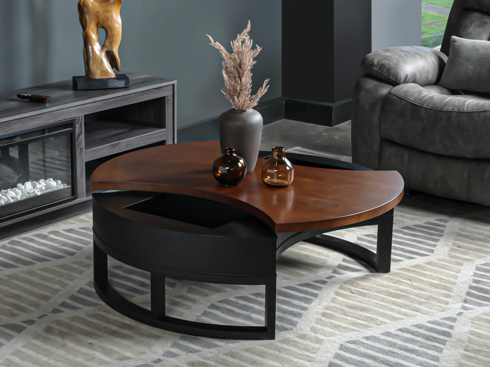 Mesa Centro Hamburgo C/Miel Negro