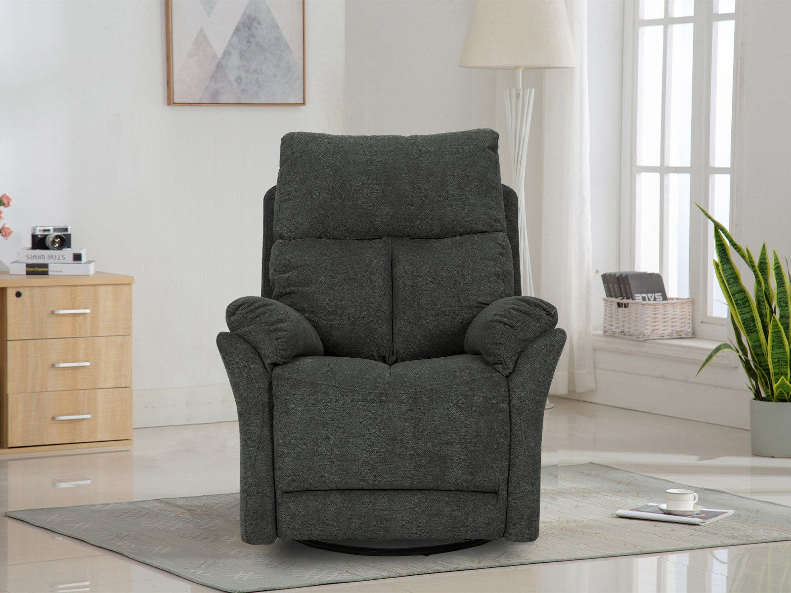 Recliner Santa Maria Power Lift Swivel #Color_DimGray"3220"