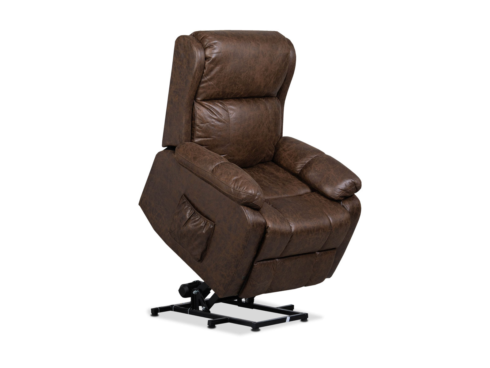Recliner Chiscris Power Lift #Color_SaddleBrown