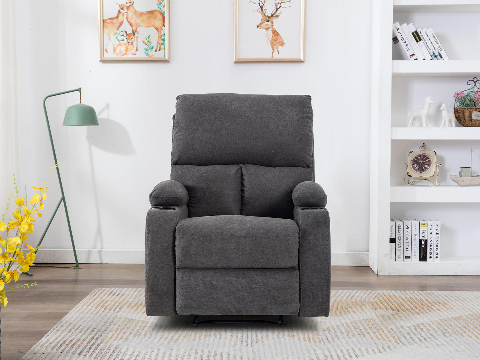 Recliner Rosia #Color_Gray"2253"