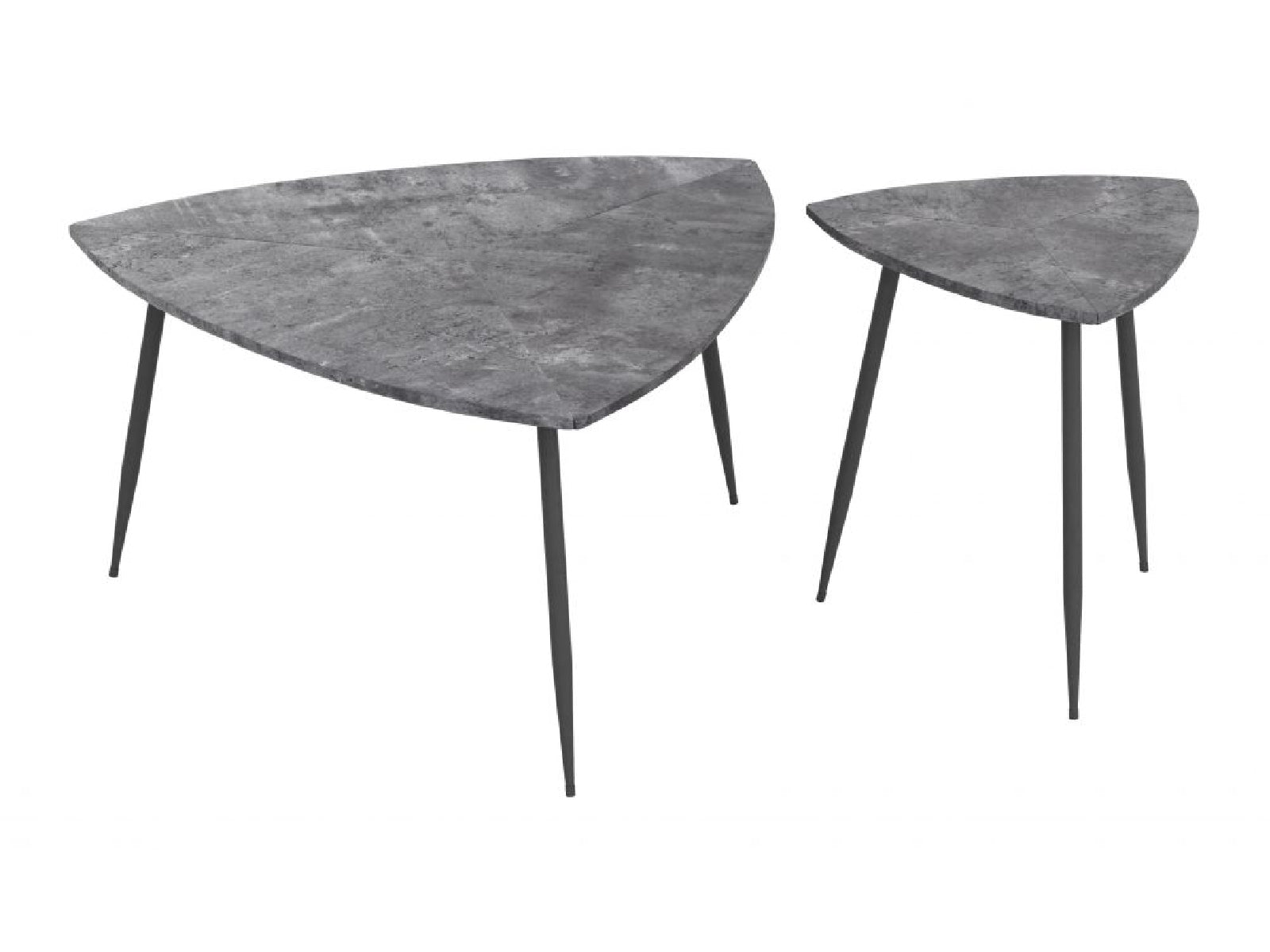 Mesa Centro + Aux Normandy Gris