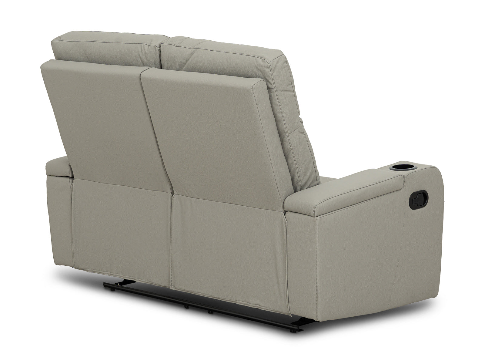 Loveseat Bradford Recliner Storage #Color_SilverPU"8991"