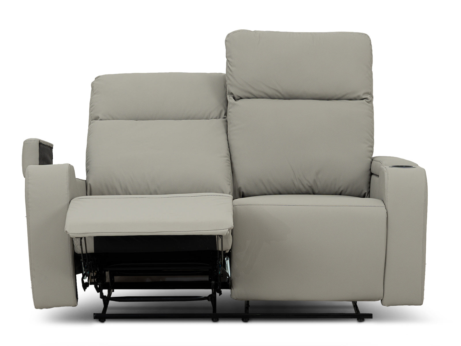 Loveseat Bradford Recliner Storage #Color_SilverPU"8991"