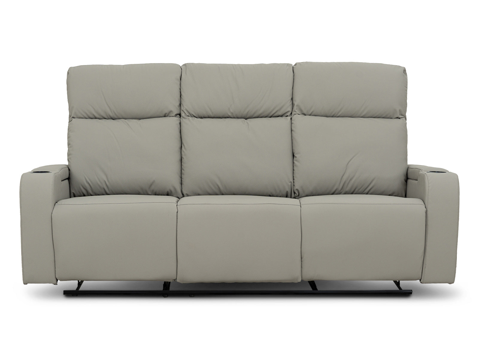 Sofa Recliner Bradford Storage #Color_SilverPU"9004"