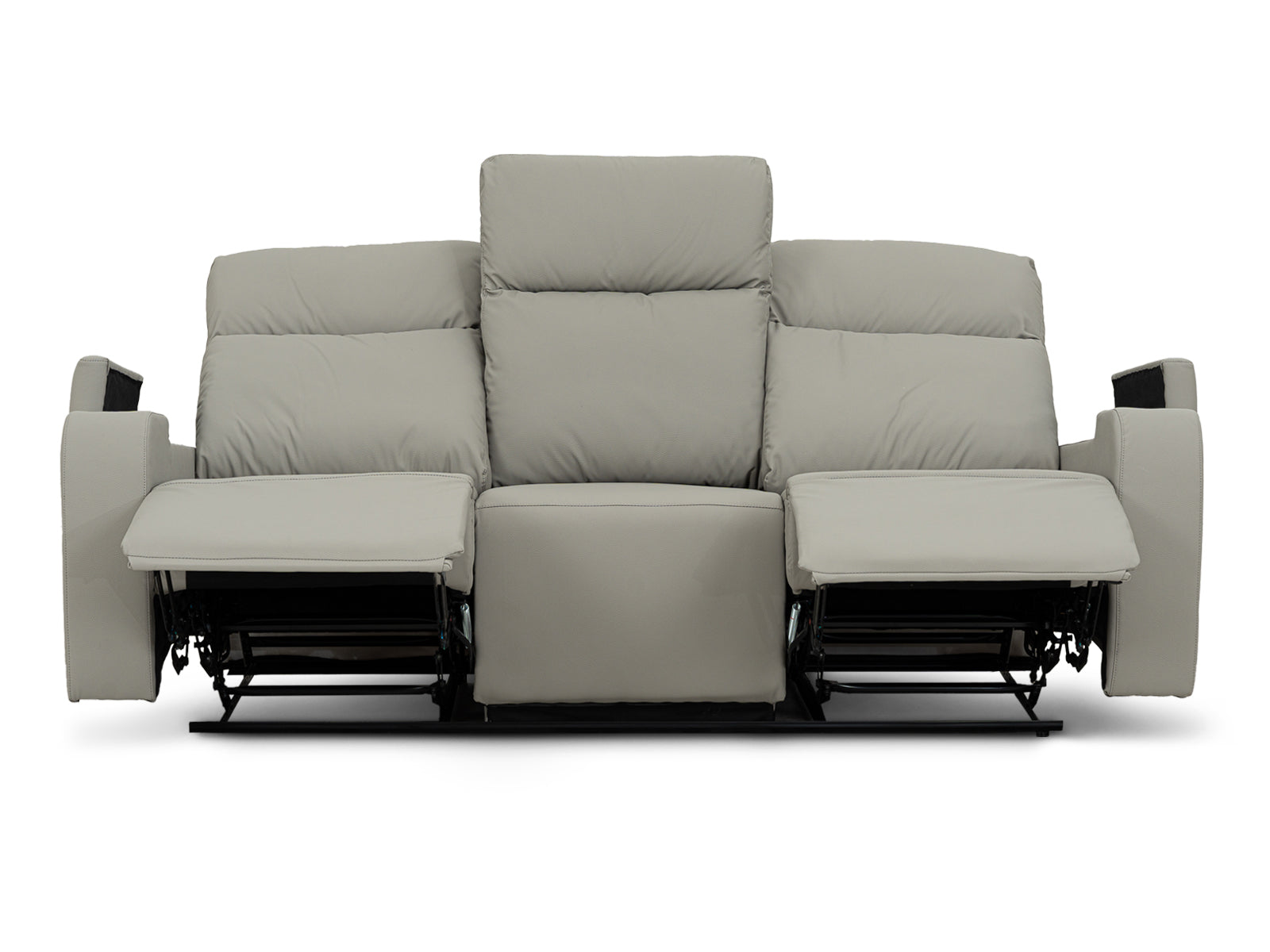 Sofa Recliner Bradford Storage #Color_SilverPU"9004"