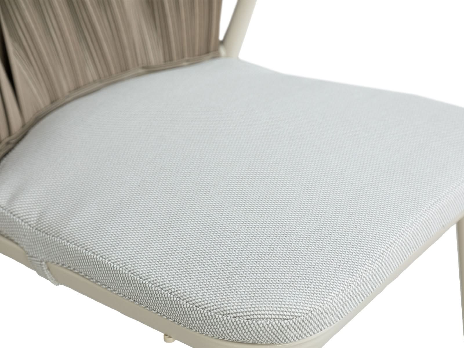 Mesa Comedor Bari Verona + 6 Sillas Ivory Outdoor