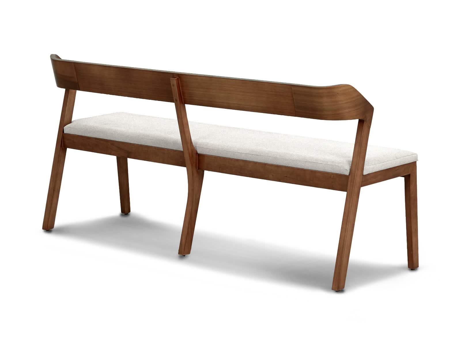 Banco Milo Con Espaldar Honey Wash #Color_WhiteSmoke"T38108"