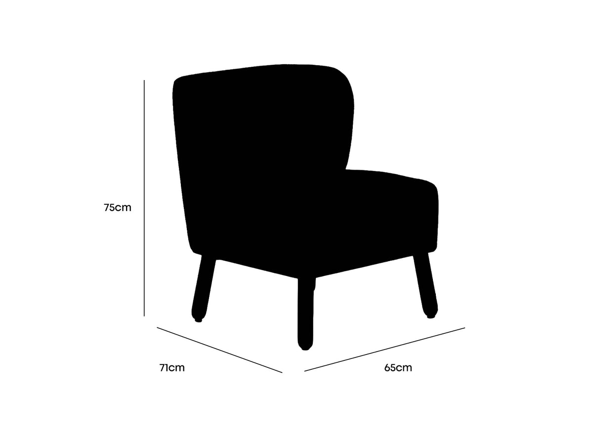 Sillon Auxiliar Collen Honey Wash