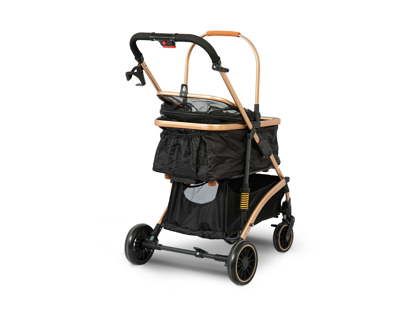 Coche Transportador de Mascota Collie Negro