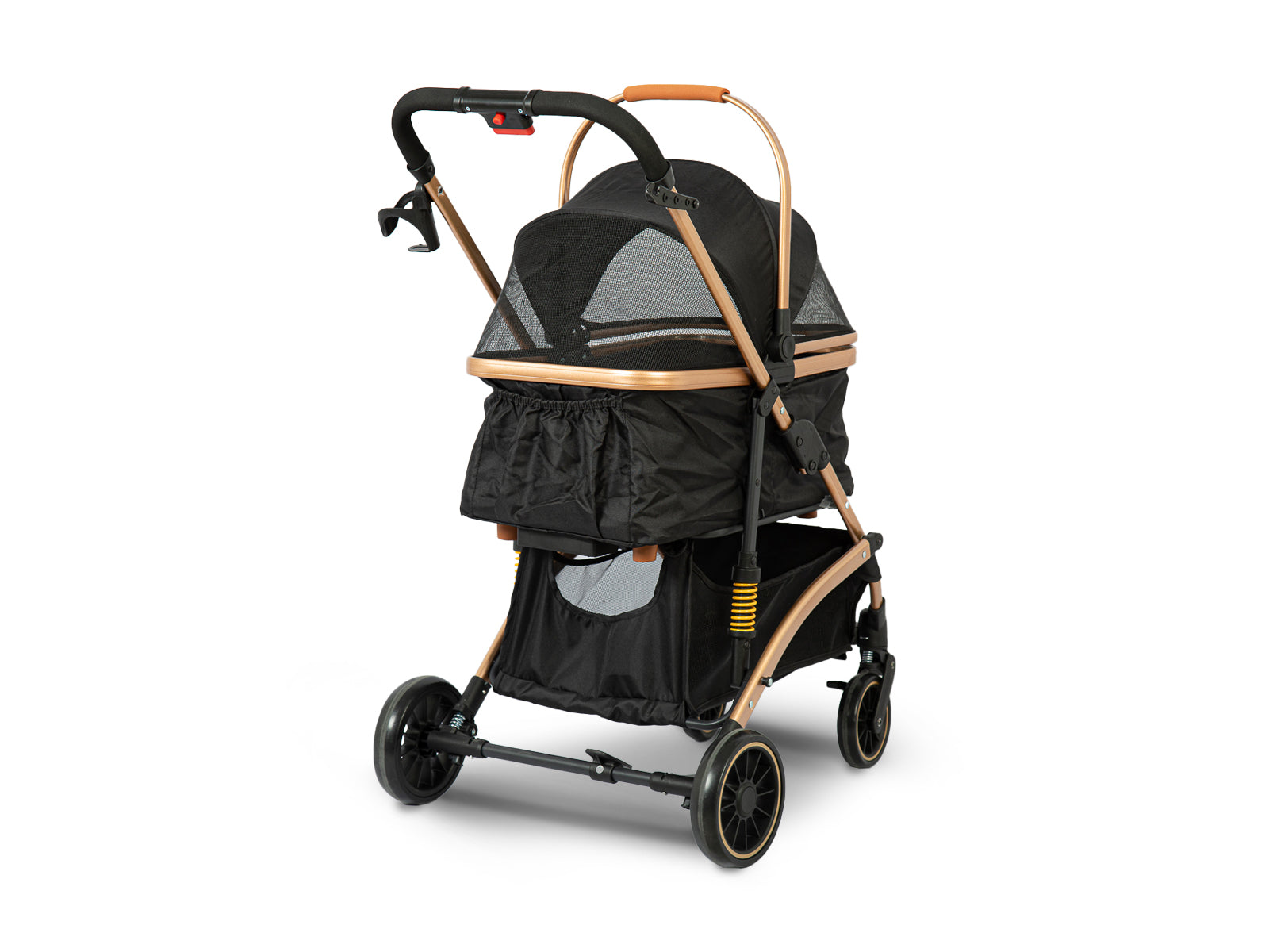 Coche Transportador de Mascota Collie Negro