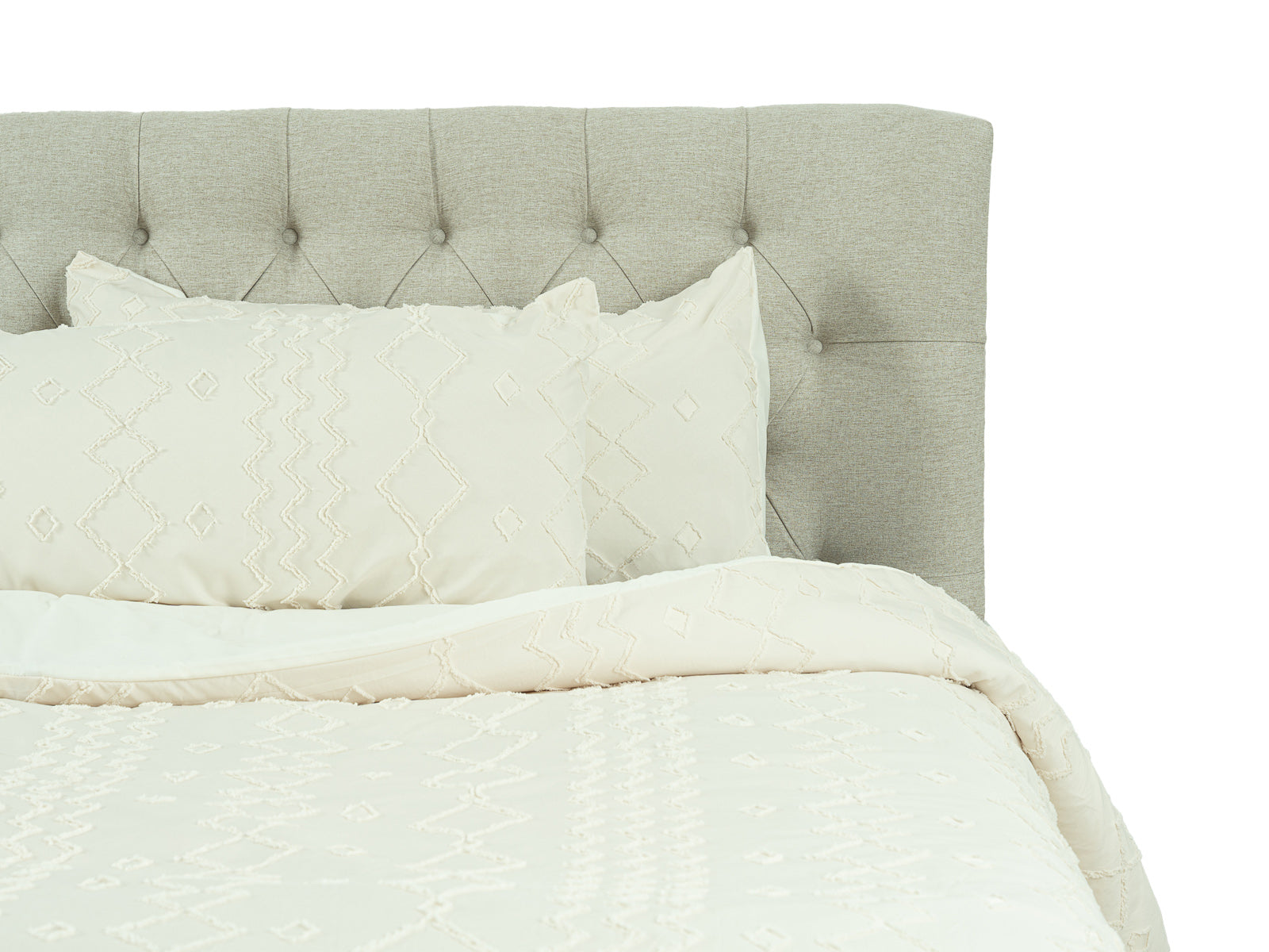Duvet Bennett #Color_BeigeReliefWhite