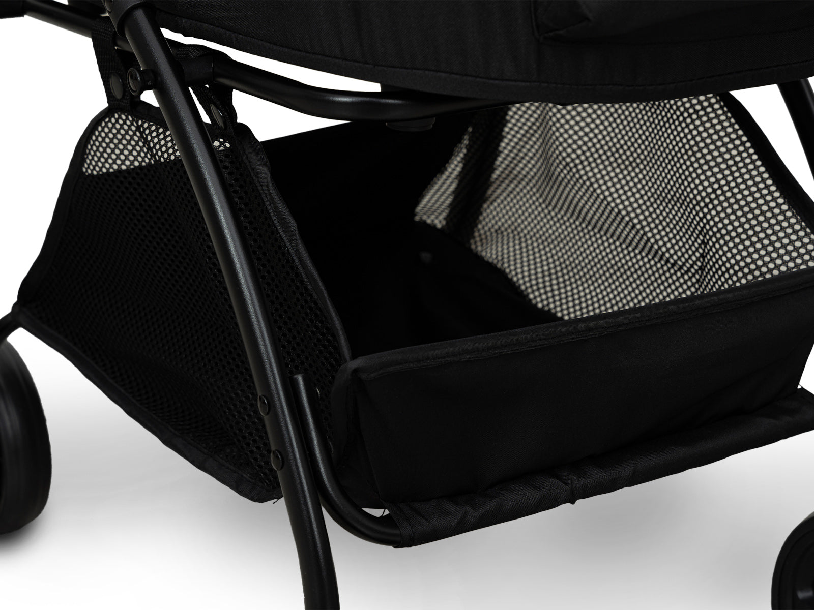 Coche Transportador Mascota Frise Gris/Negro