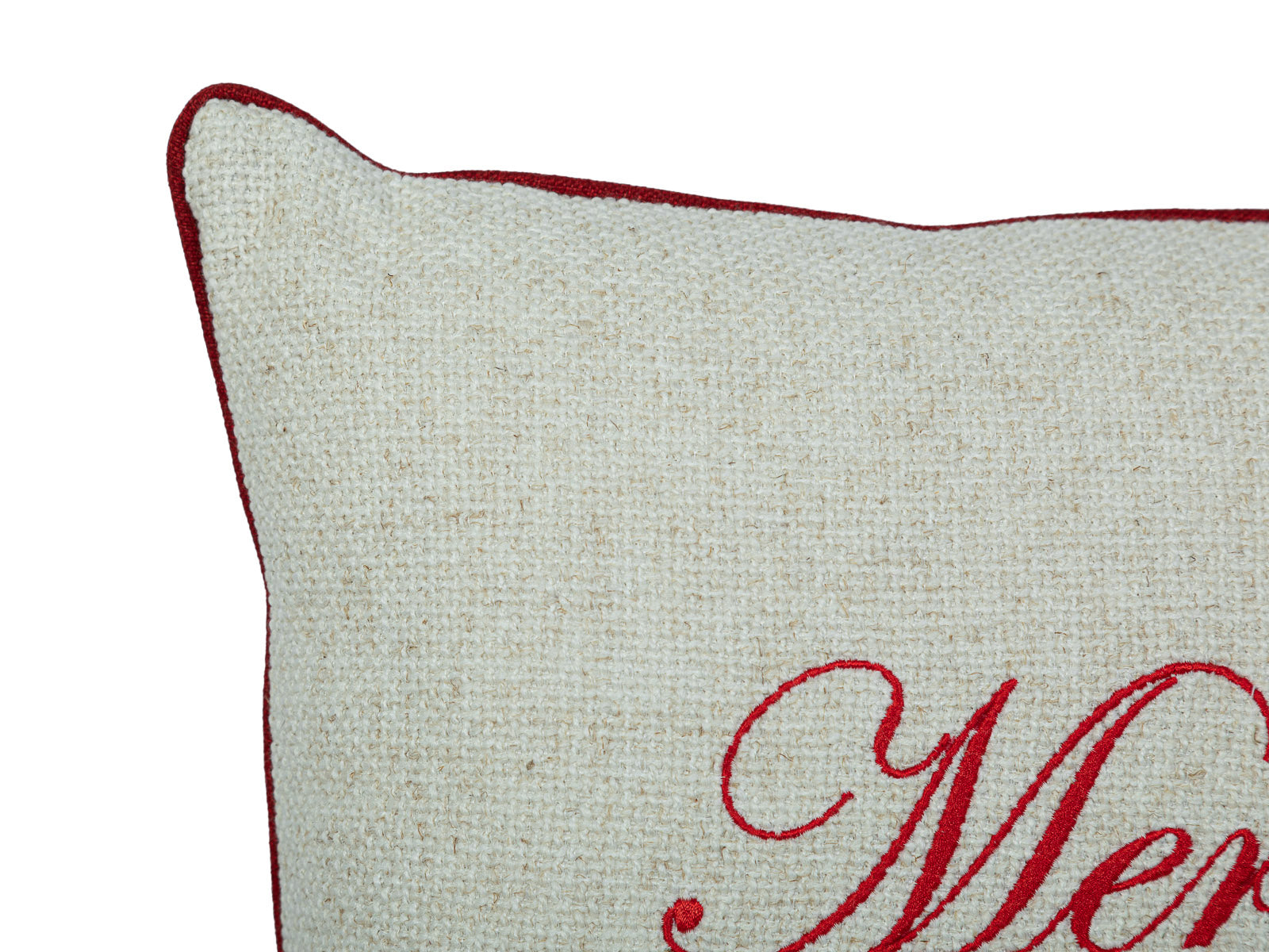 Cojin Merry Christmas Rojo Navidad