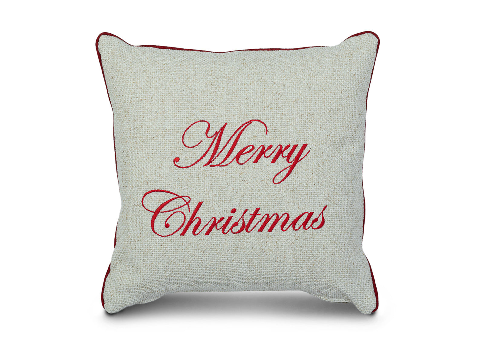 Cojin Merry Christmas Rojo Navidad