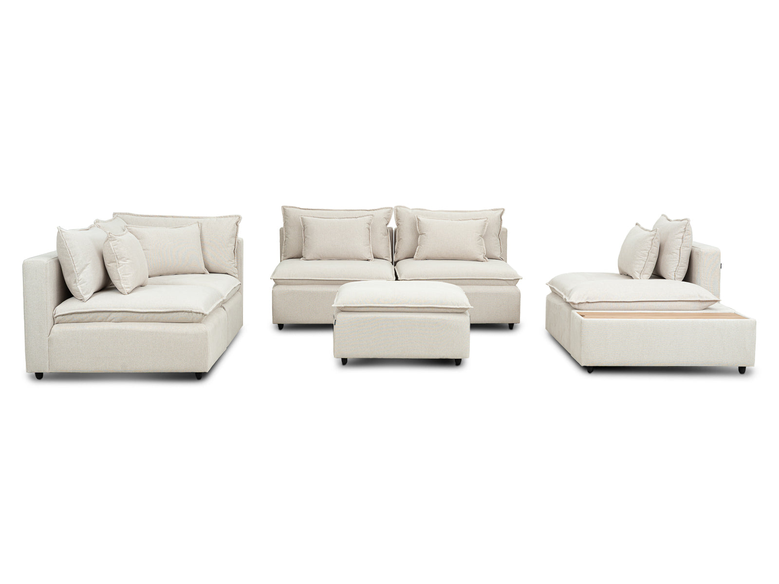 Sala Bella Modular 7P #Color_LemonChiffon"T36107"