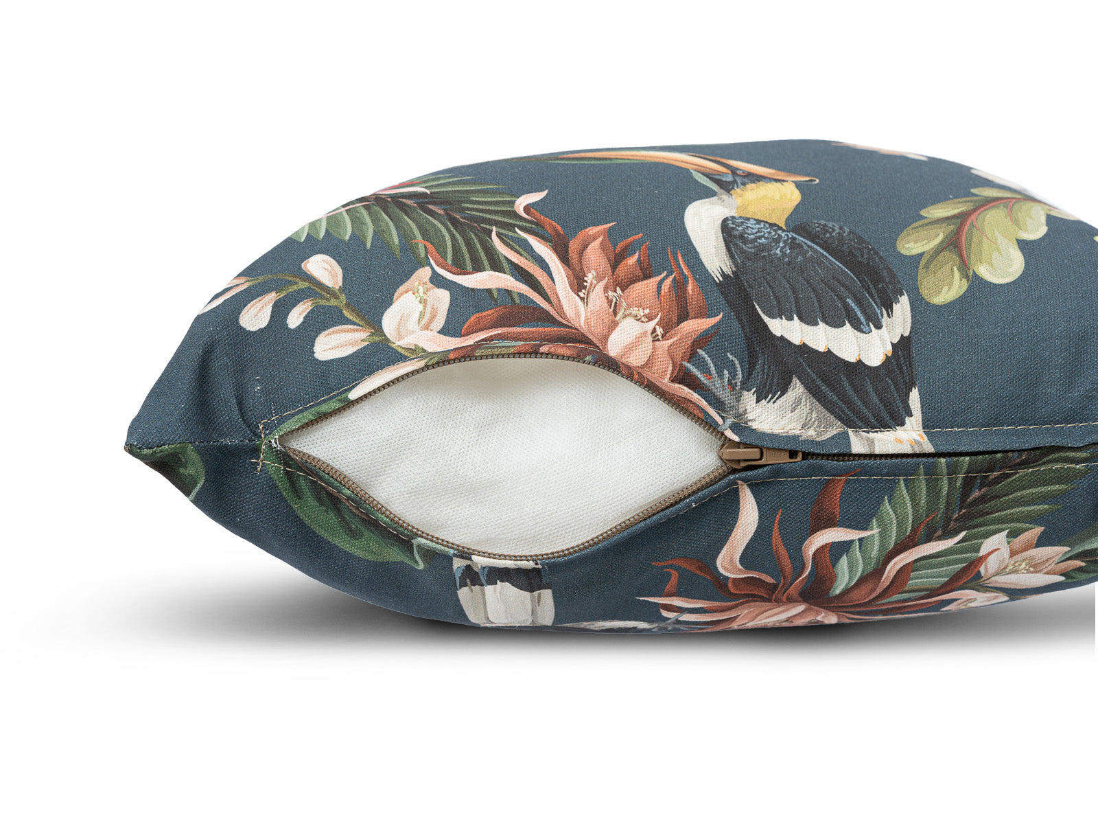 Cojin Poliester Estampado Indigo Azul Medium