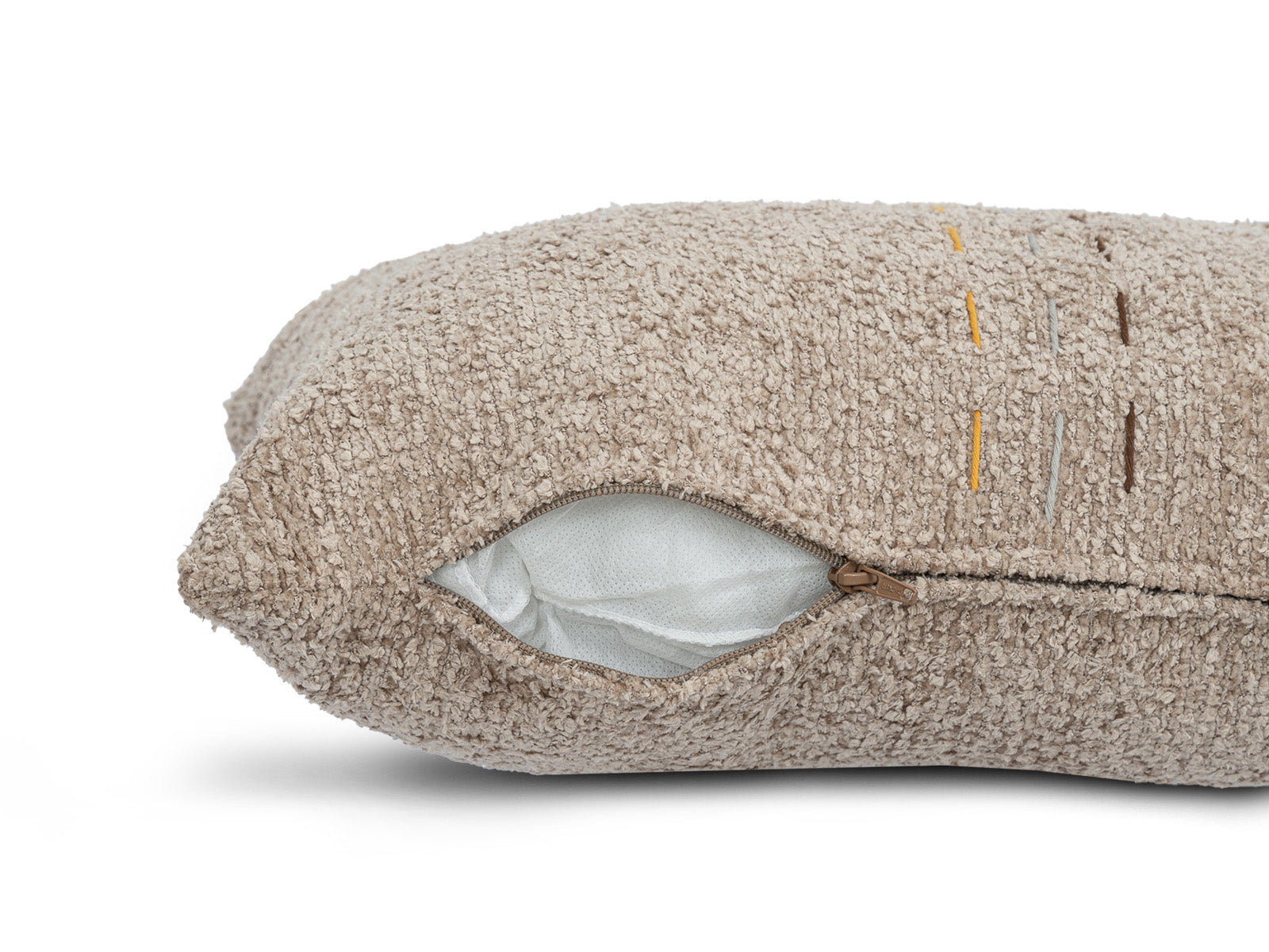Cojin Poliester Aura Beige Lumbar