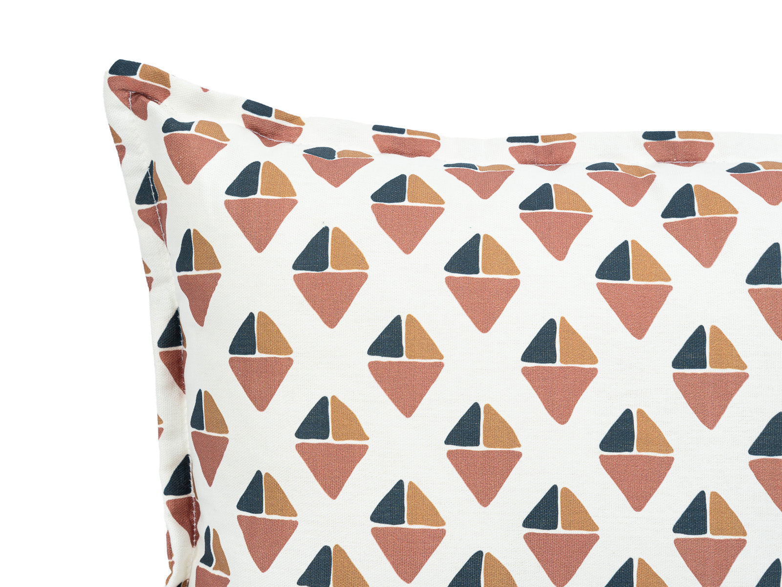 Cojin Poliester Aura Blanco Rosado Lumbar