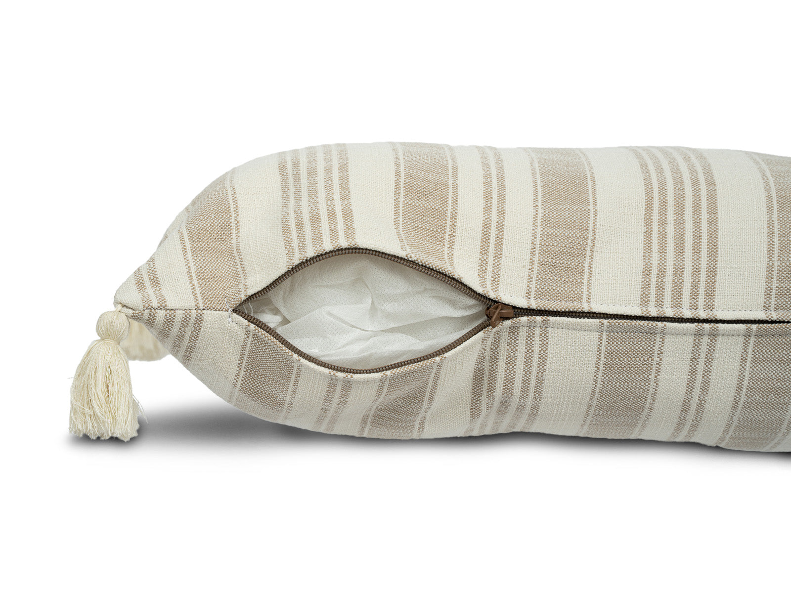 Cojin Poliester Trendy Beige Lumbar