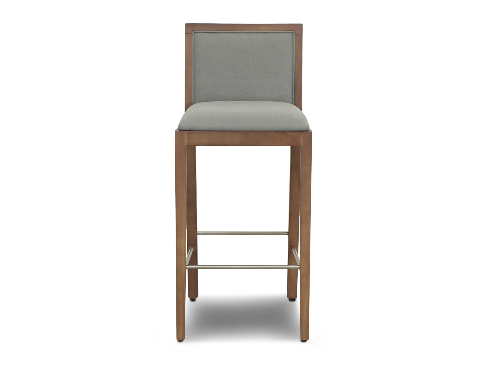 Taburete Bar French Cenizo #Color_Gray"T36918"