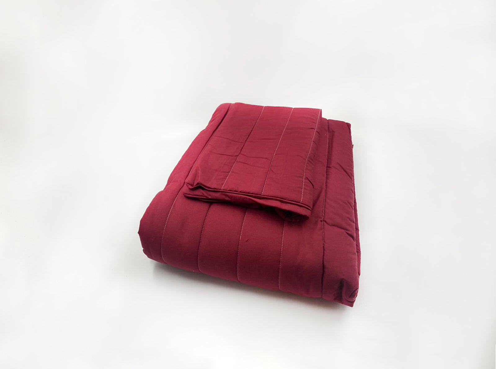 COLCHA SOFT LINEAS VINO #Tamaño_queen 2pl
