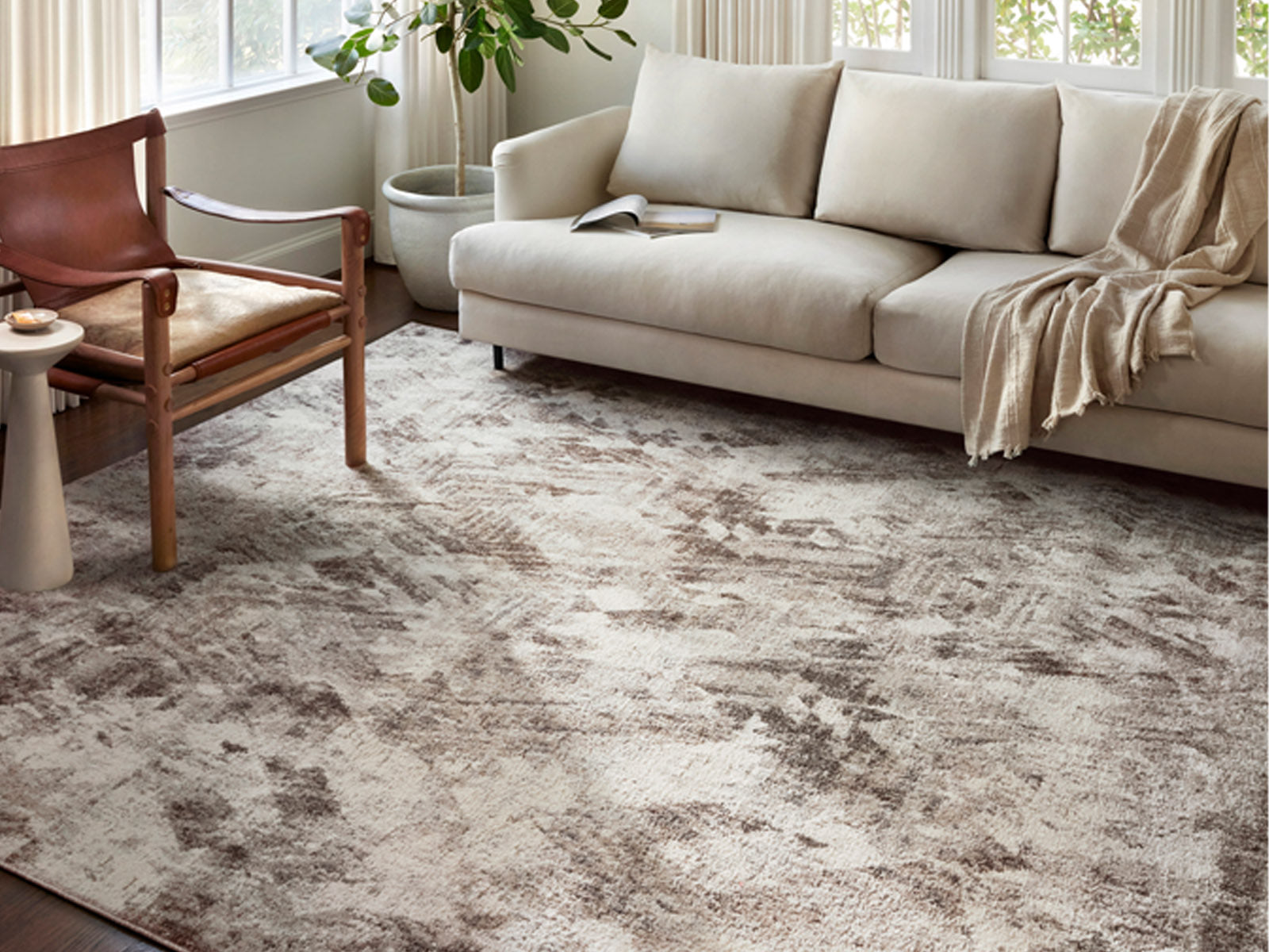 Alfombra Texturizada C/Charcoal Cafe