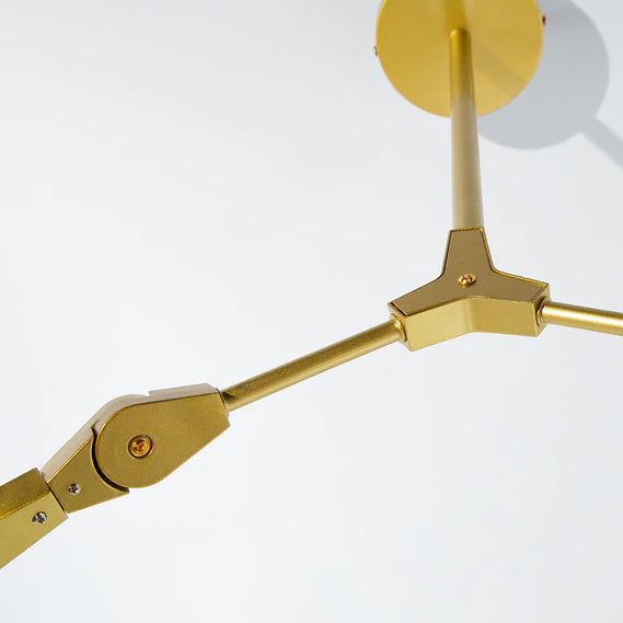 Lampara Colgante C/Dorado