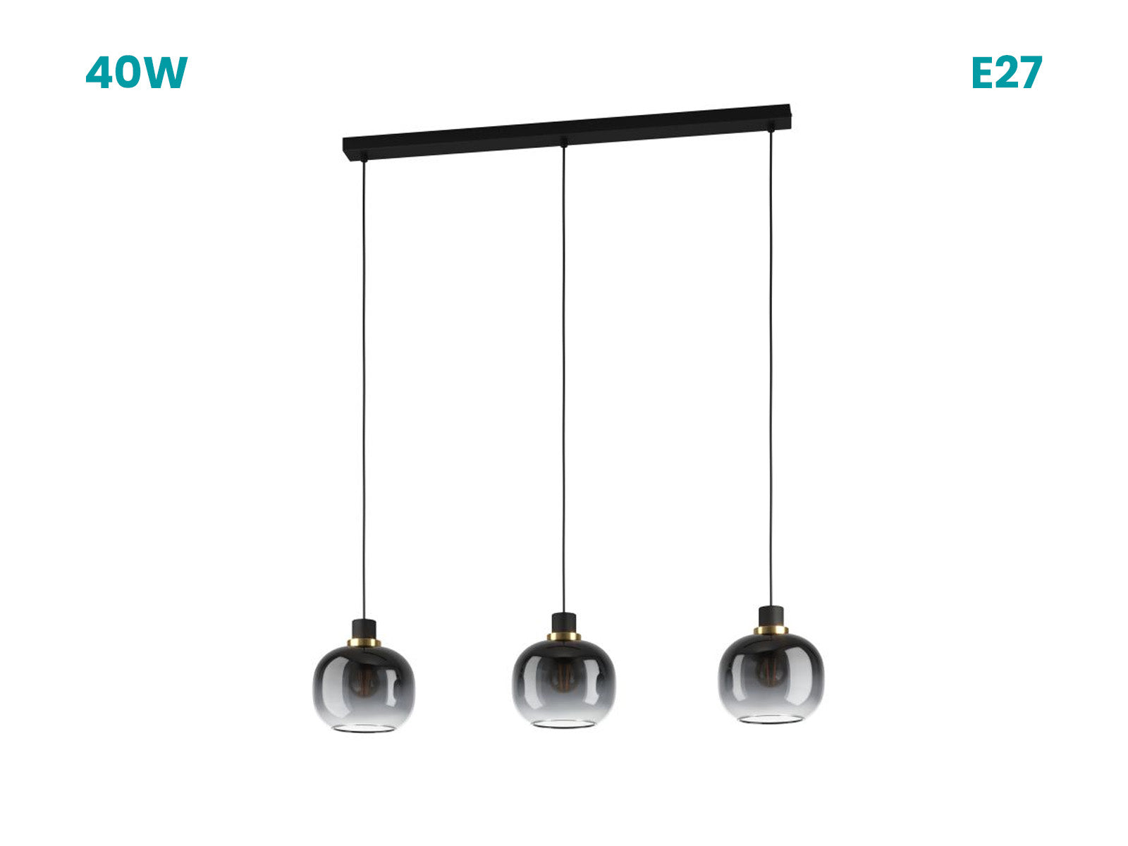 3 Luminarias colgante Oilella