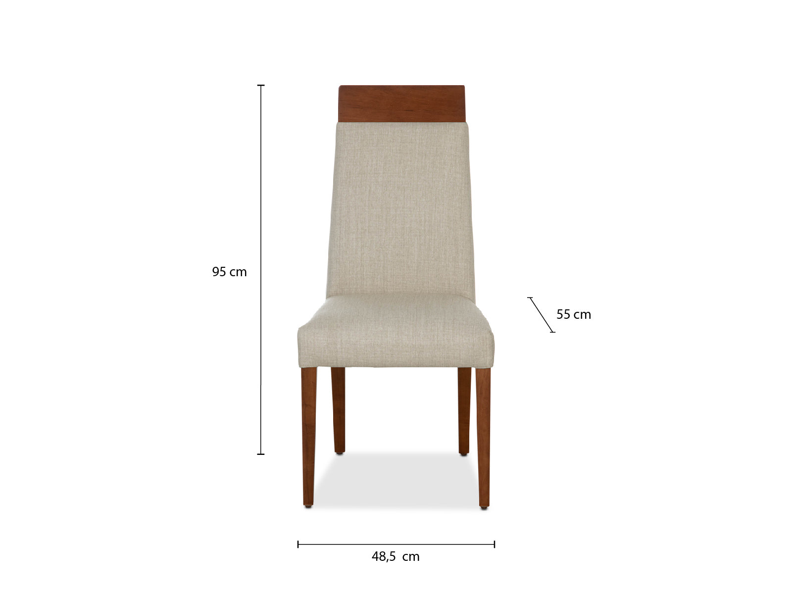 Silla Torino C/Miel #Color_Beige"T42100"