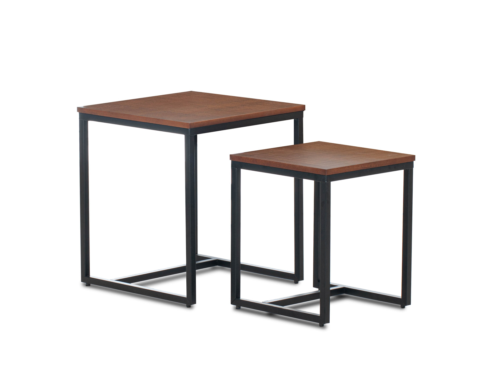 Mesa Auxiliar Sute Set x2 Honey Wash-Negro