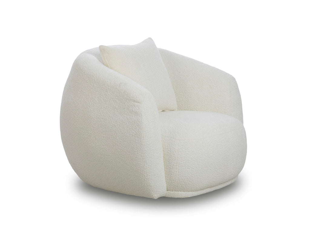 Sillon Aux Diana Giratorio #Color_Snow"T37108"