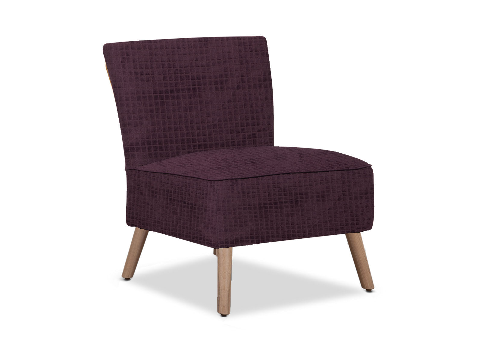 Sillon Auxiliar Anika C/Miel #Color_DarkMagenta"T1753"