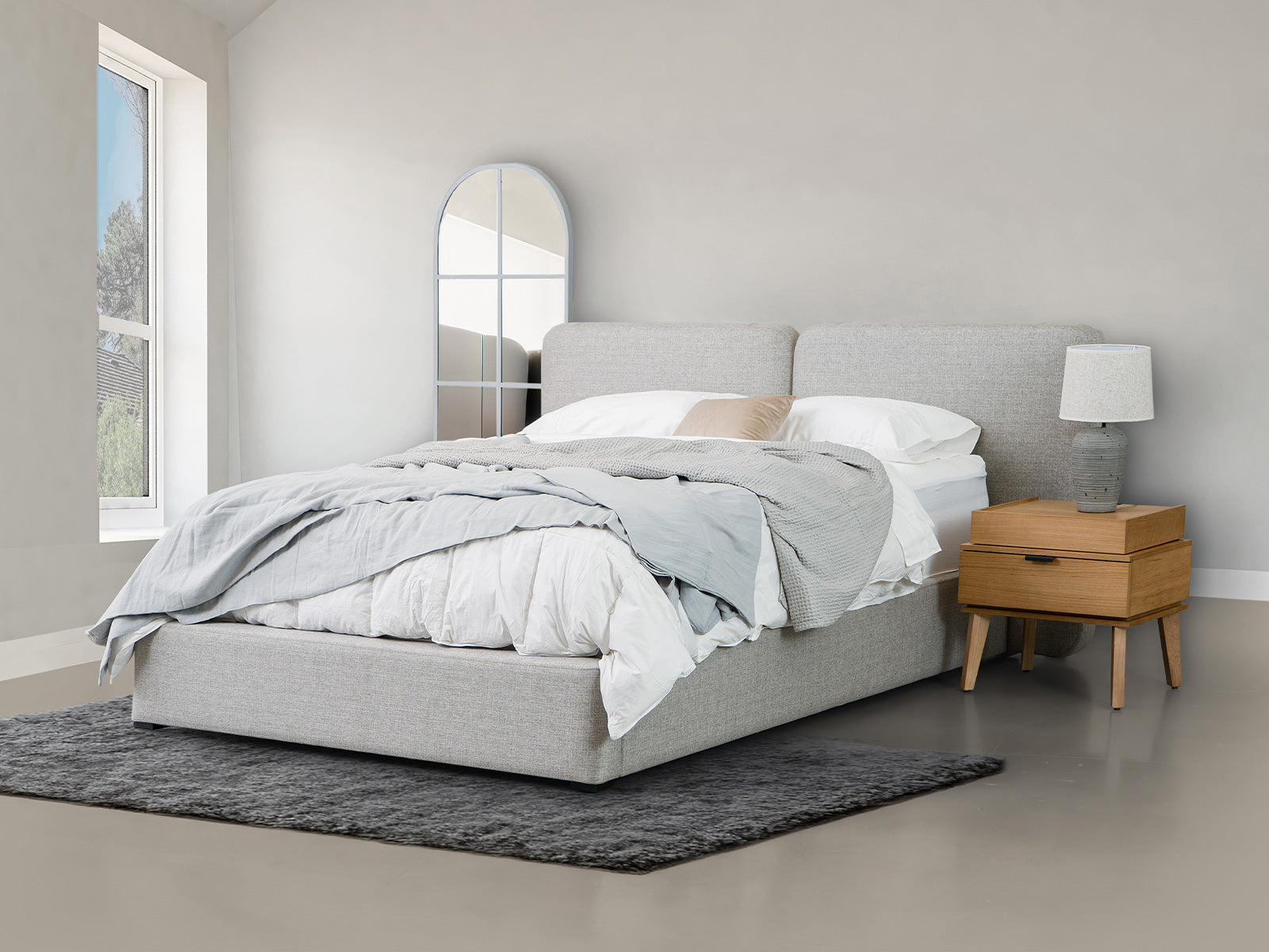 Cama Mont Queen Limelight Silver #tamaño_Queen /2.5plz