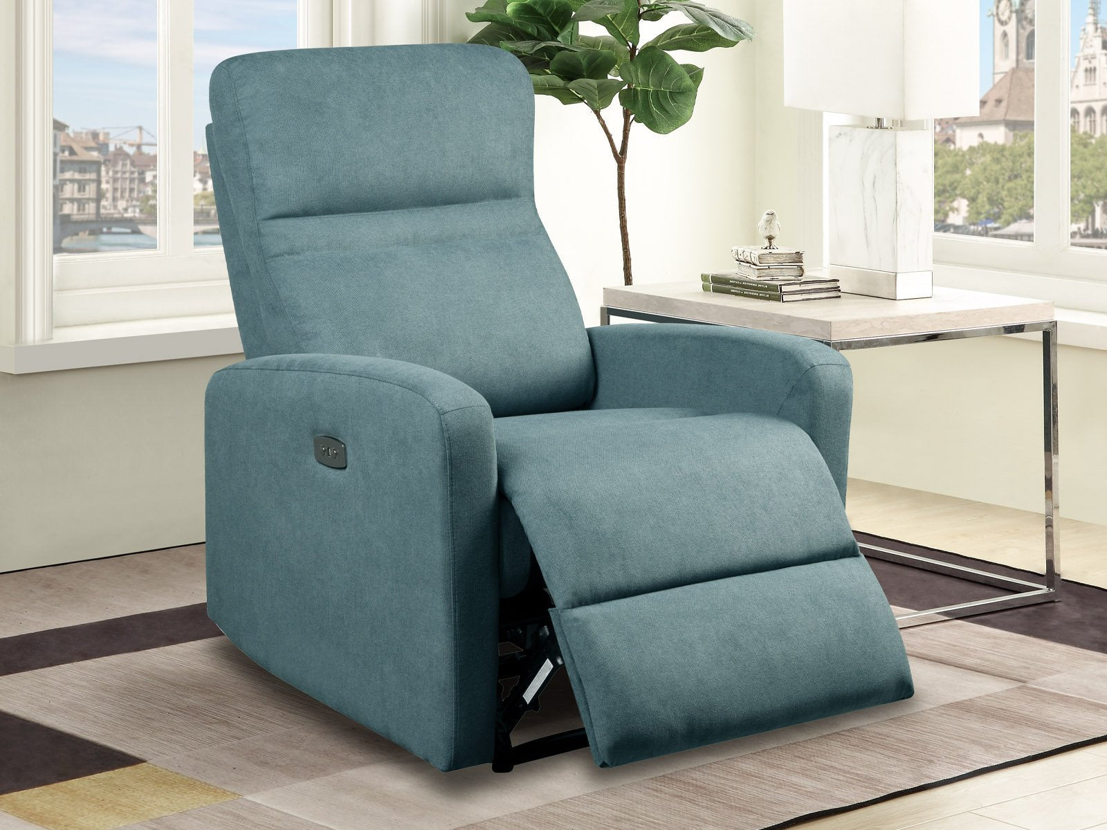 Recliner Texas Power Usb #Color_CadetBlue"ELIDNX"