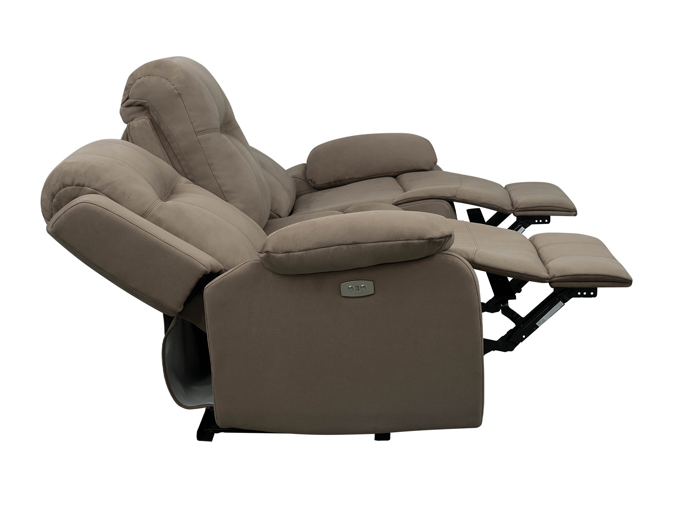 Sofa Recliner Kodiac Power C/Cafe Claro #Color_LightGrey"T6917"