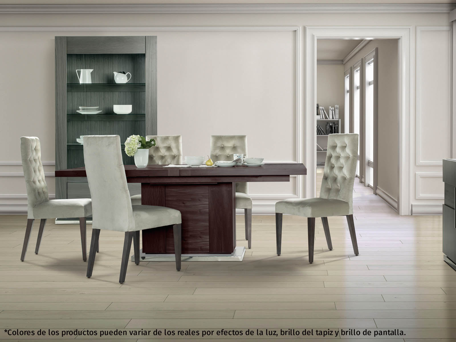 Mesa Comedor Montecarlo Extensible V5 C/Charcoal